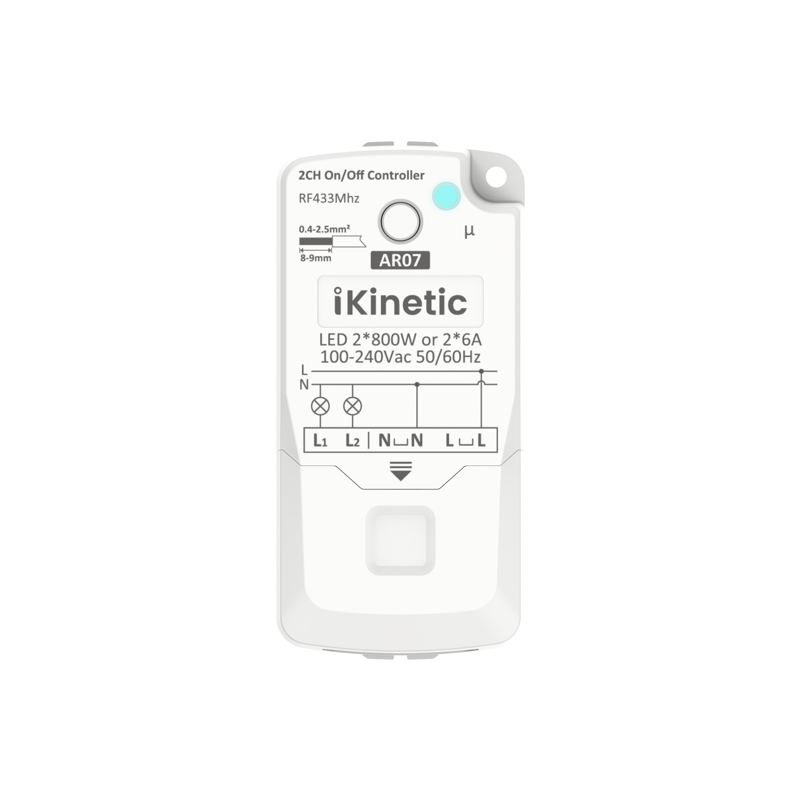 iKinetic AR07 2-Channel AC Controller Series