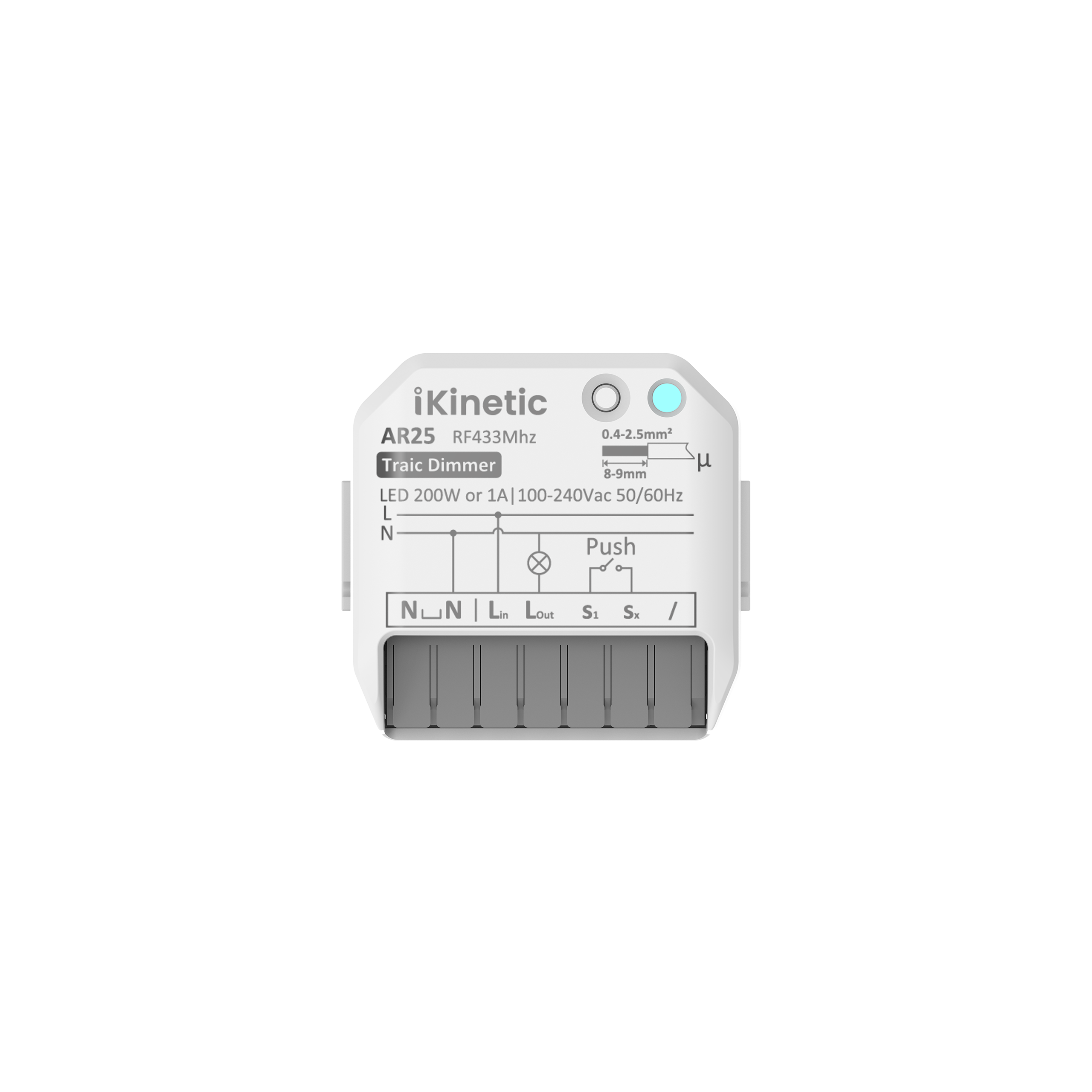iKinetic AR25 In-Wall Triac Dimmer